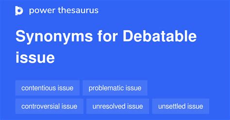 debatable synonym|another word for debatable.